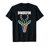 Bokbefok South African Rugby Bokke South Africa Flag Colours T-Shirt