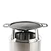 Produktbild Solo Stove Gusseisen-Plancha mit Aufsatz für Bonfire Feuerschale | Grillplatte mit Edelstahl-Aufsatz, Umbau von Feuerstelle zu Grill, Zubehör für Feuerschale, Kochoberfläche: Ø 45 cm, 5,7 kg