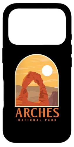 Utah Vintage Retro Hiking Camping Arches National Park �X�}�z�P�[�X iPhone 17 Pro �p