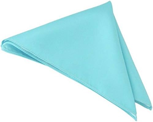 Michelangelo Satin Pocket Square (Sky Blue)