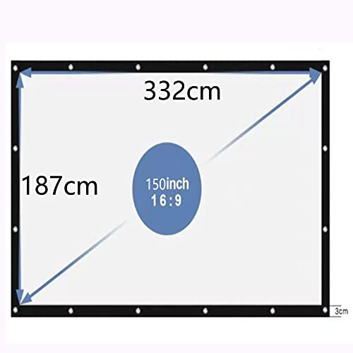 Pantalla de proyección manual 150" formato 16:9 miniatura 6