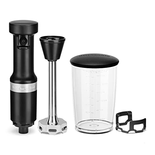 KitchenAid Variable Speed Corded Hand Blender KHBV53, Matte Black image 4