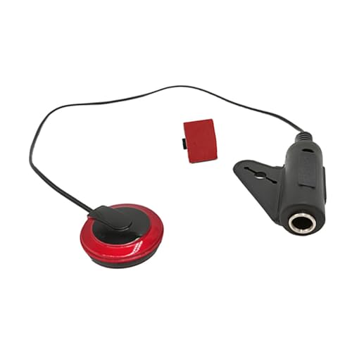 フォークギターピックアップ小さなサウンドピックアップピエゾコンタクトフォークギターウクレレのマイクピックアップ6.35mmソケットホール