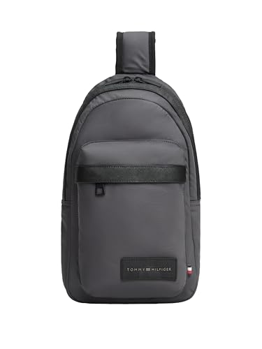 Image of Tommy Hilfiger Mens Modern Slingpack,DARK GREY One Size