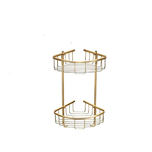 Porte-serviette en cuivre étagère de rangement pour salle de bain zen