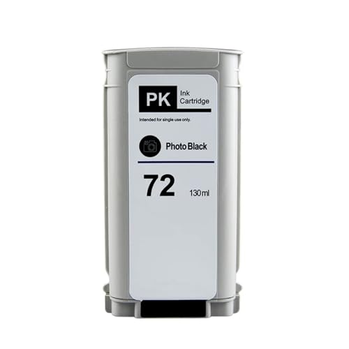 Cartouche d'encre 72 Photo Black avec puce compatible traceurs HP DesignJet T1200 et T790