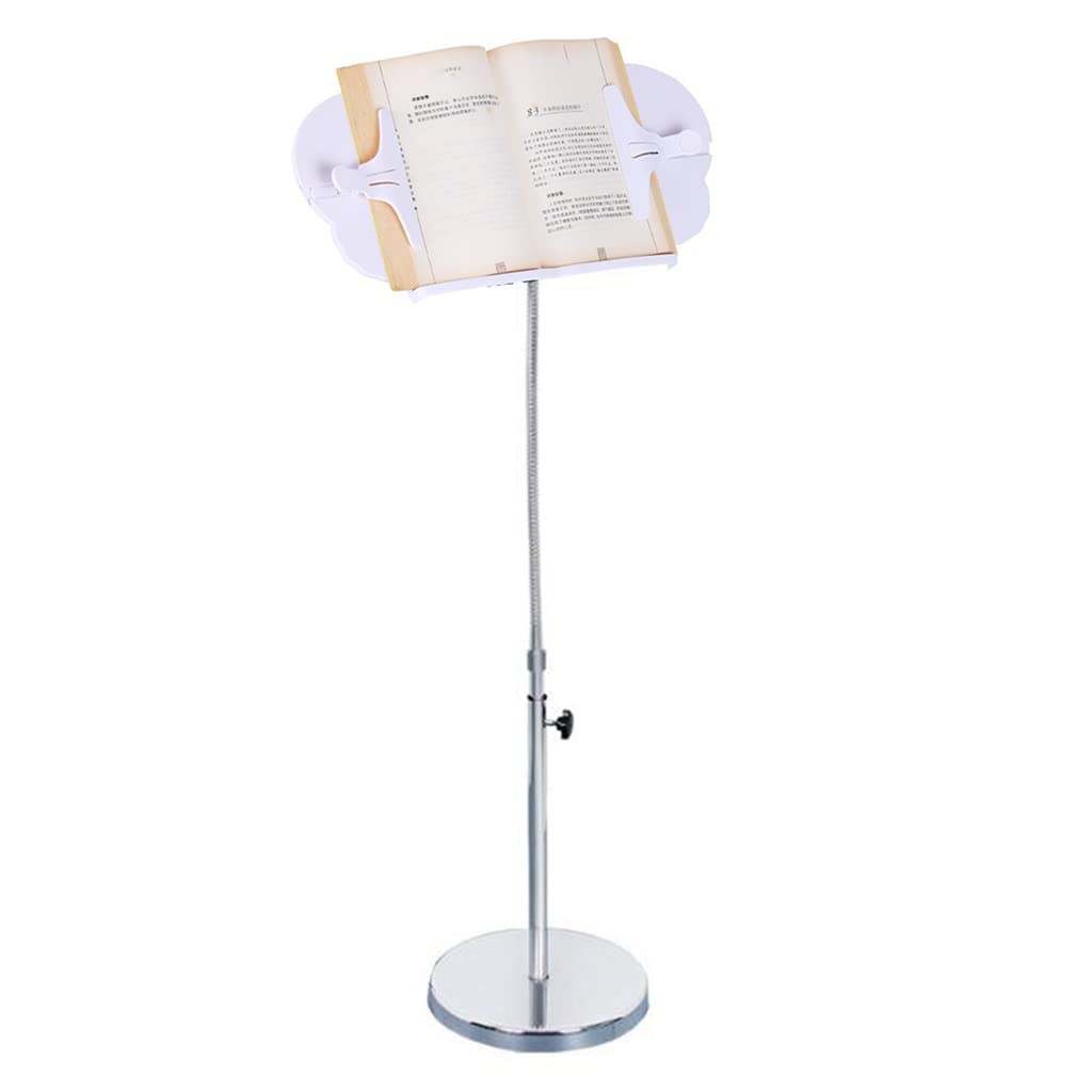 Genérico Estante de Lectura en voladizo de pie, Altura Ajustable, Soporte para Libros, Soporte para Libros de Cocina y computadora portátil, Soporte para Escritorio de Cocina, Cama, sofá y Oficina, c