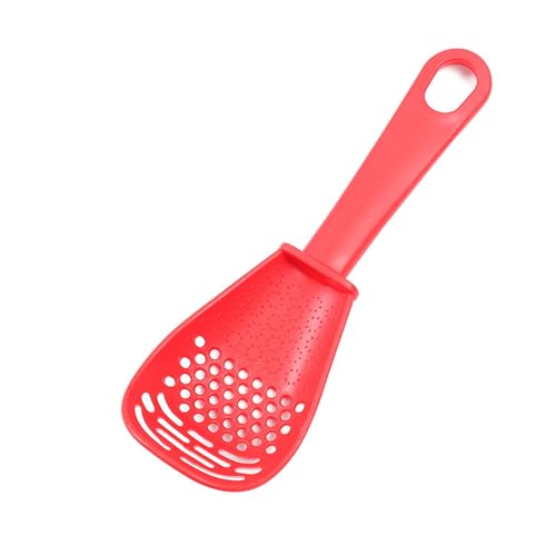 Multifunctional Kitchen Spoon Strainer | 4 - in - 1 Grater/Masher/Drainer/Grinder | All - in - One Cooking Utensil for Potatoes/Garlic/Rice | Sturdy PP Material,