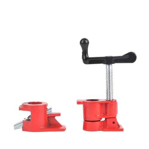 CLLBANT Cup Holder 3/4 Inch Heavy Duty Pipe Clamp For Woodworking Wood Gluing Pipe Clamp Steel Cast Iron Pipe Clamp Carpentry Hand Tool