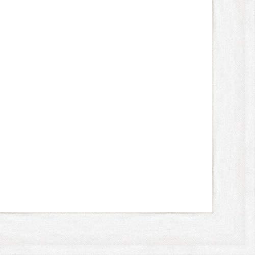CountryArtHouse Picture Linen Liner (Wood) 18ft Bundle - White - 1" Width - 1/4" Rabbet Depth