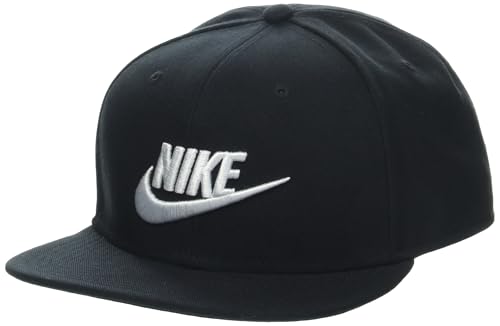 NIKE FB5380-010 U NK DF Pro Cap S FB FUT L Hat Unisex Adult Negro/Negro/Antracita/Blanco Tamaño S/M