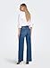 ONLY Damen ONLMADISON Blush HW Wide DNM CRO372 NOOS, Medium Blue Denim, L / 30L EU