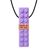 ARK Brick Stick, Chew Necklace for Sensory Kids and Adults, Oral and Hand Fidget for Autism, ADHD, SPD, Anxiety, Medical-Grade Textured Chew Necklace