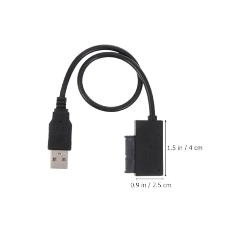 Cable adaptador Serial Ata a USB 2.0 para disco óptico portátil miniatura 2
