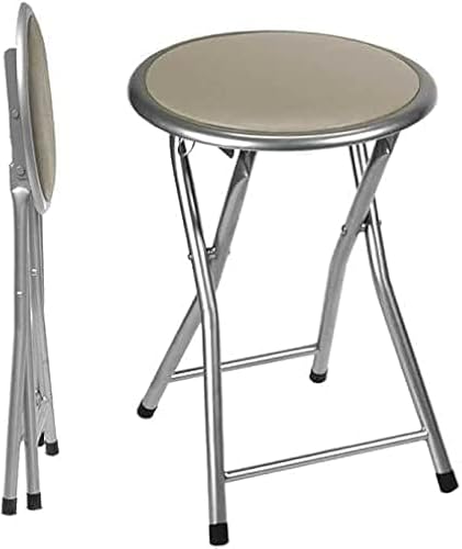 MAURY'S IL NUMERO UNO DEL RISPARMIO Set Sgabelli Pieghevoli - con Seduta Imbottita, Con o Senza Schienale, Struttura in Metallo, Pieghevole, Sistema di Sicurezza, Salvaspazio, Colori Assortiti