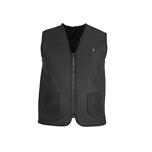 Massage-AED Gilet Chauffant Électrique pour Hommes Femmes pour Veste Chauffante, Gilet Chauffant Léger Et Lavable pour Moto, Extérieur, Chasse, Camping Cover