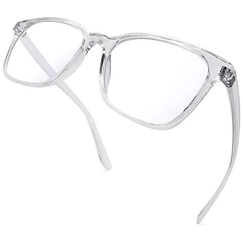 Joopin Lunettes Anti Lumière Bleue Femme et Lunette d'Ordinateur pour Écran, Lunette Anti Fatigue Anti Reflet, Lunette Gaming TR90 Anti UV Lunette Transparent pour Bureau Cover