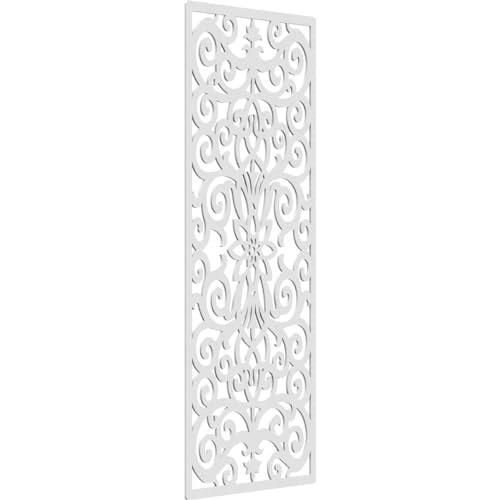 Image of 31 3 /8 inchW x 79 3 /8 inchH x 3 /8 inchT Buel Decorative Fretwork Wall Panels in Architectural Grade PVC