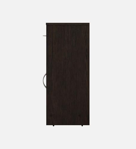 Image of Nest Multipurpose Storage Unit | Engineered Wood | Free-Standing Cabinet | Dark Wenge Finish | Spacious & Durable | Easy Knock-Down Assembly