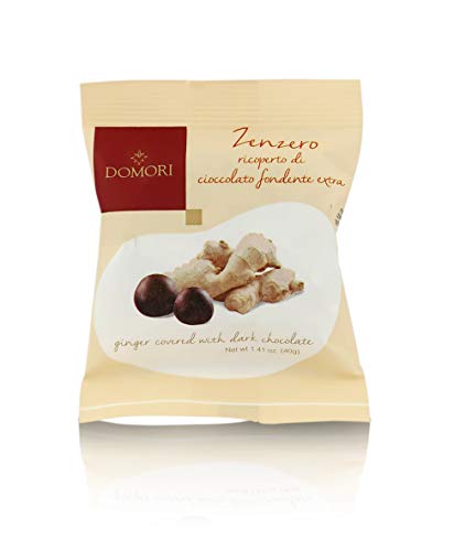 Domori 18 verpakkingen dragées met gember, stuk gember met fondant chocolade, 40 g (in totaal 720 g) - Image 3