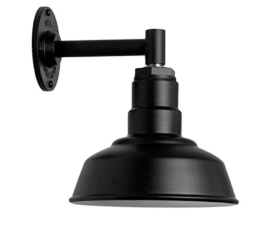 Featured Product The Hawthorne Wall Mount Barn Light - Smallest Shade with Short Straight Arm - Perfect as a Wall Sconce by Front Door