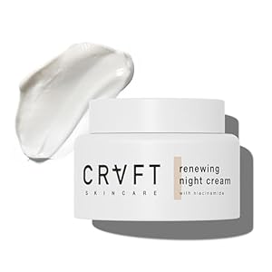 Hair Craft Co. Night Cream Moisturizer for Face 1.5oz – Hydrating for Face Anti-Aging, Wrinkle Prevention, & Nighttime Skin Renewal – 30 Day Supply