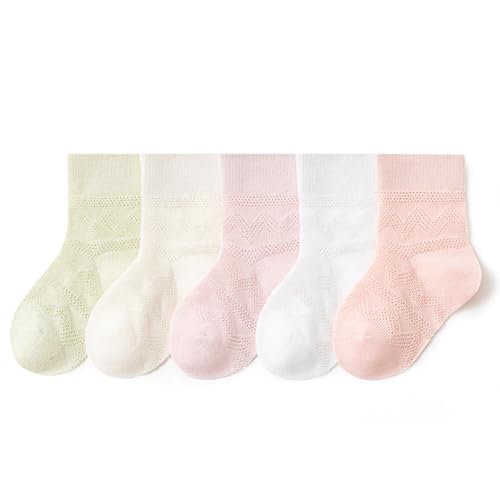 Girls Socks 5-Pack Warm Soft Girls Socks Kids for Sports Unisex Youth Boy and Girl Cute Cotton Patterned Crew Sock2