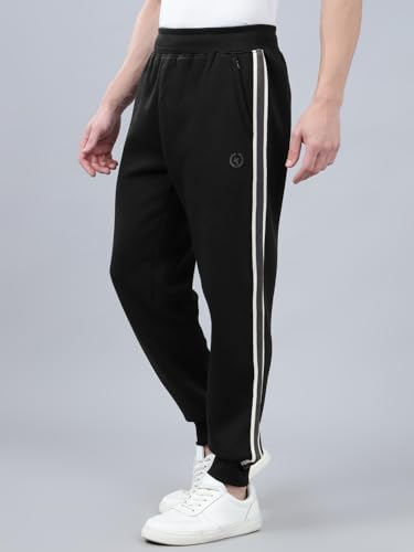 Image of Cantabil Men Solid Winter Wear Casual Track Pant l Casual Track Pant for Men l Casual Winter Wear Regular Fit Track Pant for Men (P MTRP00076)