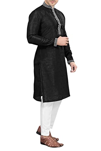 SK114 Men's Kurta Pajama Set Indian Traditional Party Wear Outfit2