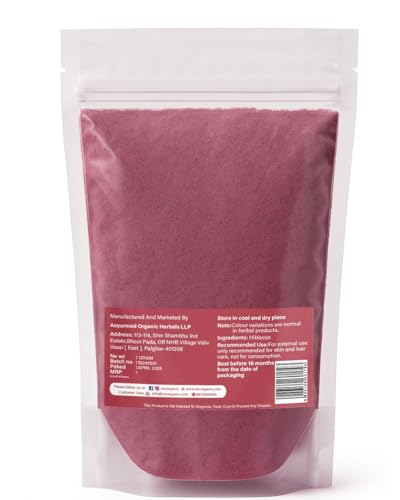 Image of Organic Hibiscus Powder (125gm) | Ayurvedic Herb for Hair Growth, Shine & Dandruff Control | Face Pack & Mask Ingredient | Pure Hibiscus Flower Powder | Pack Of 3