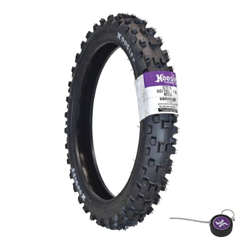 Hoosier MX30 60/100-14 Dirt Bike Front Tire & Keychain