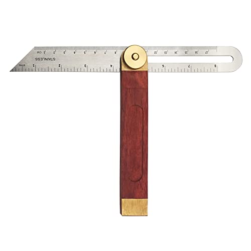 Bevel Gauge Angle Finder with Wooden Handle