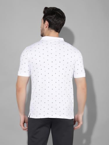 Image of Dollar Cotton Rich Fabric Printed Men's Polo T-Shirt | All-Over Prints | Embroidery Logo Branding on Pocket | Wide Array of Attractive Colours & Prints