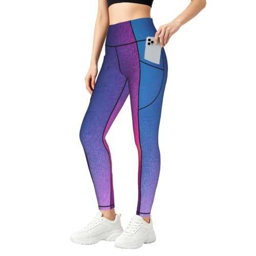 Pantalones de yoga que no se transparentan y elásticos con bolsillos