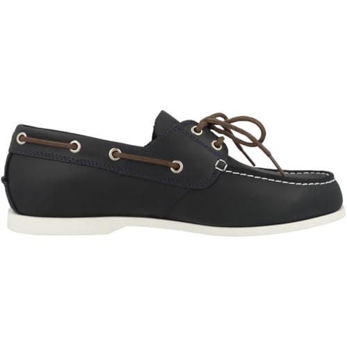 Timberland Homme Cedar Bay 2 Eye Boat Shoe, Navy Full Grain, 43 EU