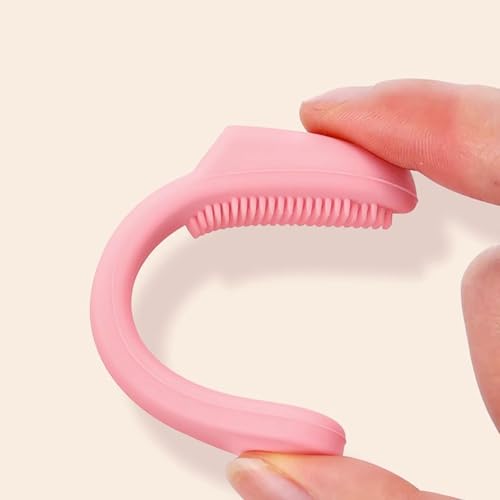 Image of E I F E R Silicone Dog & Cat Finger Toothbrush - Ergonomic, Anti-Slip Design, Gentle Dental Care for Small Breeds, Puppies, & Cats - Pack of 6