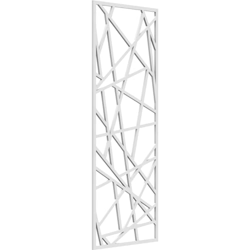 Image of 17 3 /8 inchW x 44 3 /8 inchH x 3 /8 inchT Conway Decorative Fretwork Wall Panels in Architectural Grade PVC