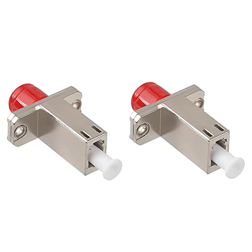 Pack 2 adaptadores FC hembra a LC hembra fibra óptica