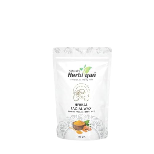 Naturals Herbiyan Herbal facial Waxing Powder Painless Herbal Wax Powder (100gm) Amazon.in