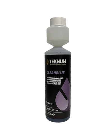 Teknum CleanBlue – Anticristalizante de AdBlue 250 ml | Evita la cristalización, Limpia el inyector SCR y Protege el Sistema AdBlue