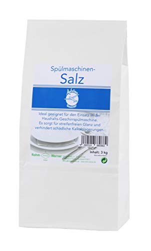 Preisvergleich Produktbild Aufstieg Qualität Spülmaschinensalz 3kg Spezial-Salz - Regeneriesalz für Geschirrspülmaschinen - für ein sauberes, kalkfreies Spülergebnis