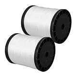 HOMSFOU 2rolls Masonry Nylon Twine Twisted String for Gardening and Construction Each Lightweight Versatile Measuring and Tying Tool for Projects