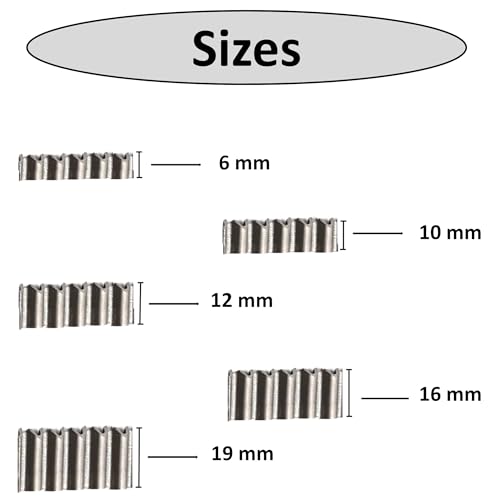 RAB Join Patti Iron Material for Wooden,Corrugated Joint Fasteners/Patti (Code- Join Patti, Size- 6 mm, Finish- Silver matt, Pack of 1 Packet)