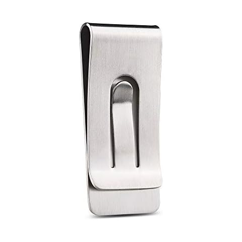 Money Clip Titanium Credit Card Holder Minimalist Slim Wallet Cash Holder Bill Money Clip EDC Tool Accessories Gift for Men Him Women Stocking Stuffers Cover