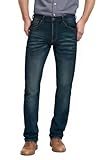 Picture of ETHANOL Mens Super Comfy Straight Stretch Jersey Denim Jean AKP44101SL MEDIUMTINT 30