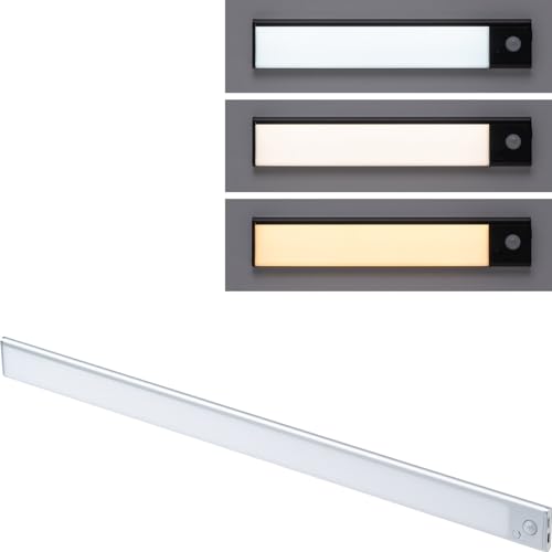 サンワダイレクト LEDライト 人感センサー 室内 充電式 マグネット 最大350ルーメン 3段階調色 常時点灯対応 シルバー 800-LED074SV