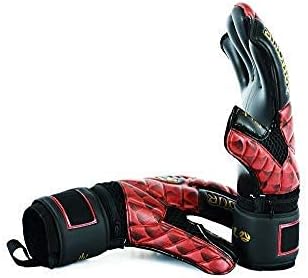 Miniatura 3 de K-LO Fingersave - Guantes de portero de fútbol americano - Armour Pro-Pack agarre de precisión extra, corte híbrido de látex alemán, interior de gel