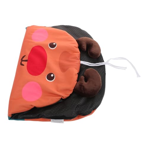 Hemoton Elk Shape Crate Pad Washable Pet Mat with PP Cotton Stuffing Breathable All Season Cushion for Cats for Small Cats