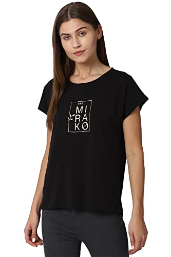Image of Van Heusen Women's Solid Regular Fit T-Shirt
