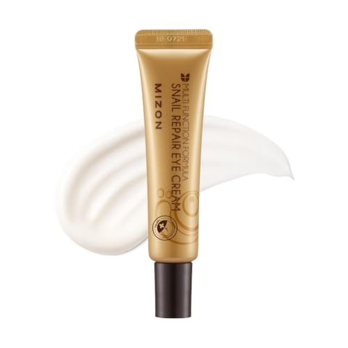 MIZON Snail Line Snail Repair Eye Cream, natural treatment, wrinkle treatment, fine line, hydrating, healthy skin, Korean skincare (0.50 fl oz)